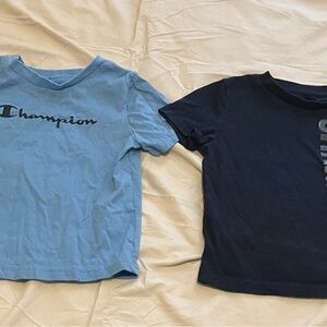 Champion Kids Blue and Black T-Shirts (2)